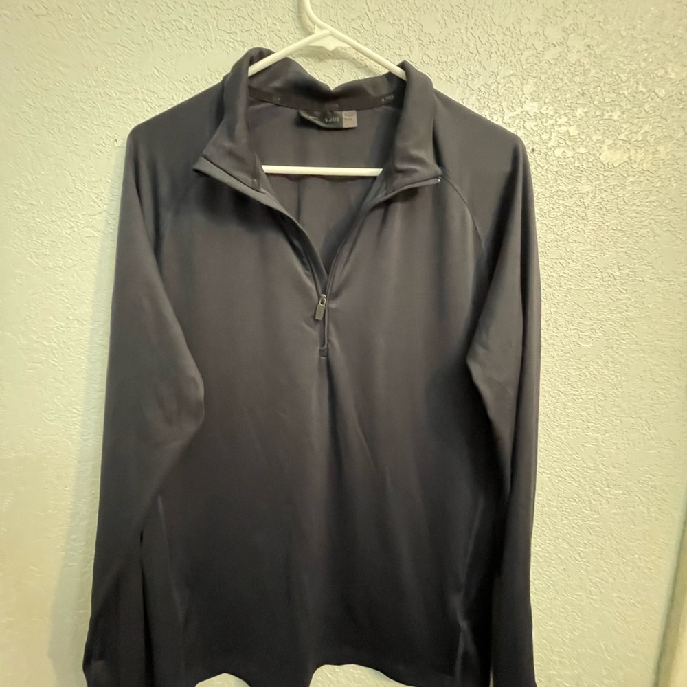 KJUS Men’s Trace Midlayer Half-Zip Pullover Black 54/XL - Picture 4 of 14